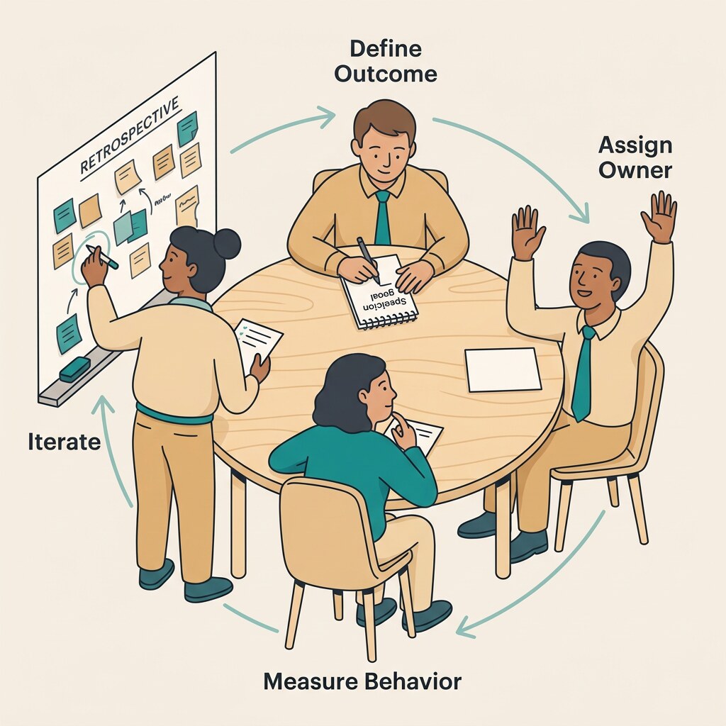 The AI adoption project cycle: four non-negotiables that keep the initiative moving forward.